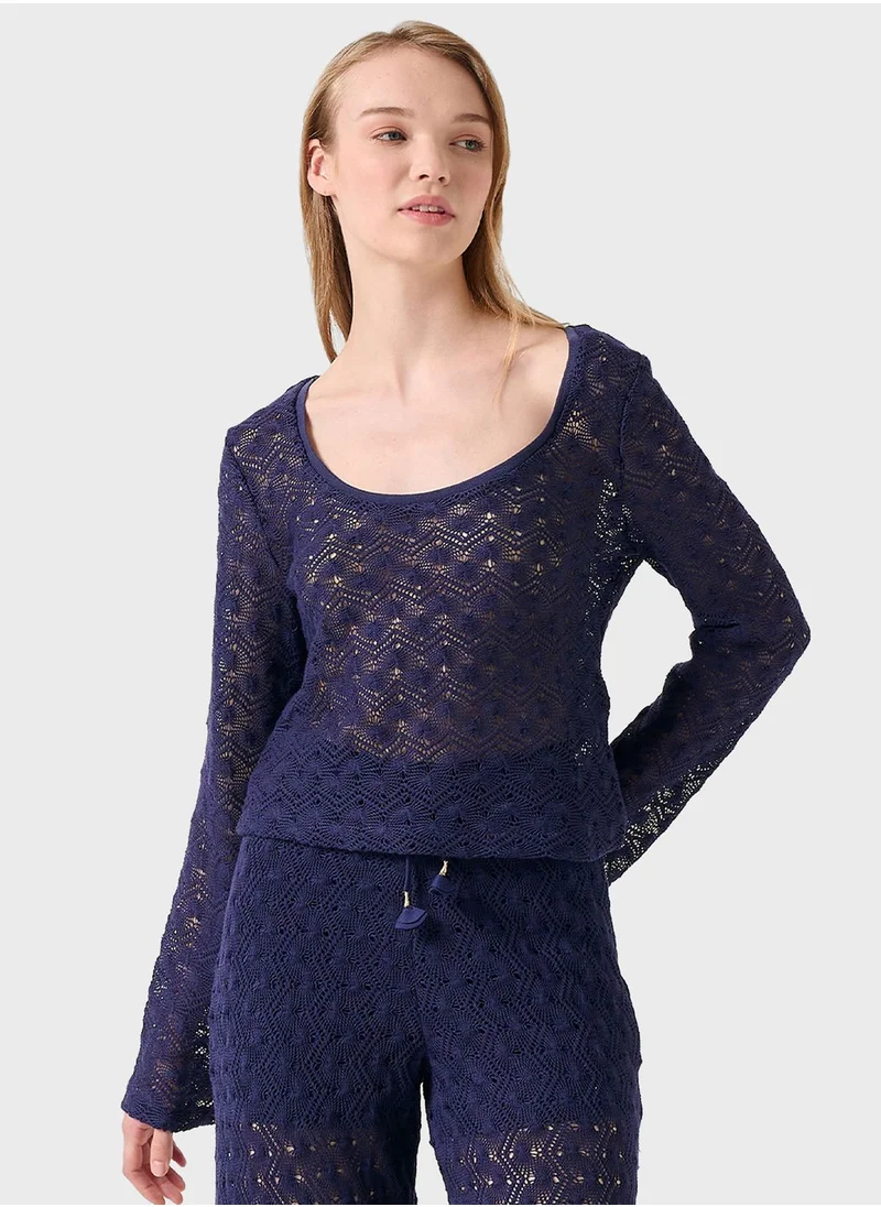 جيمي كي Scoop Neck Top