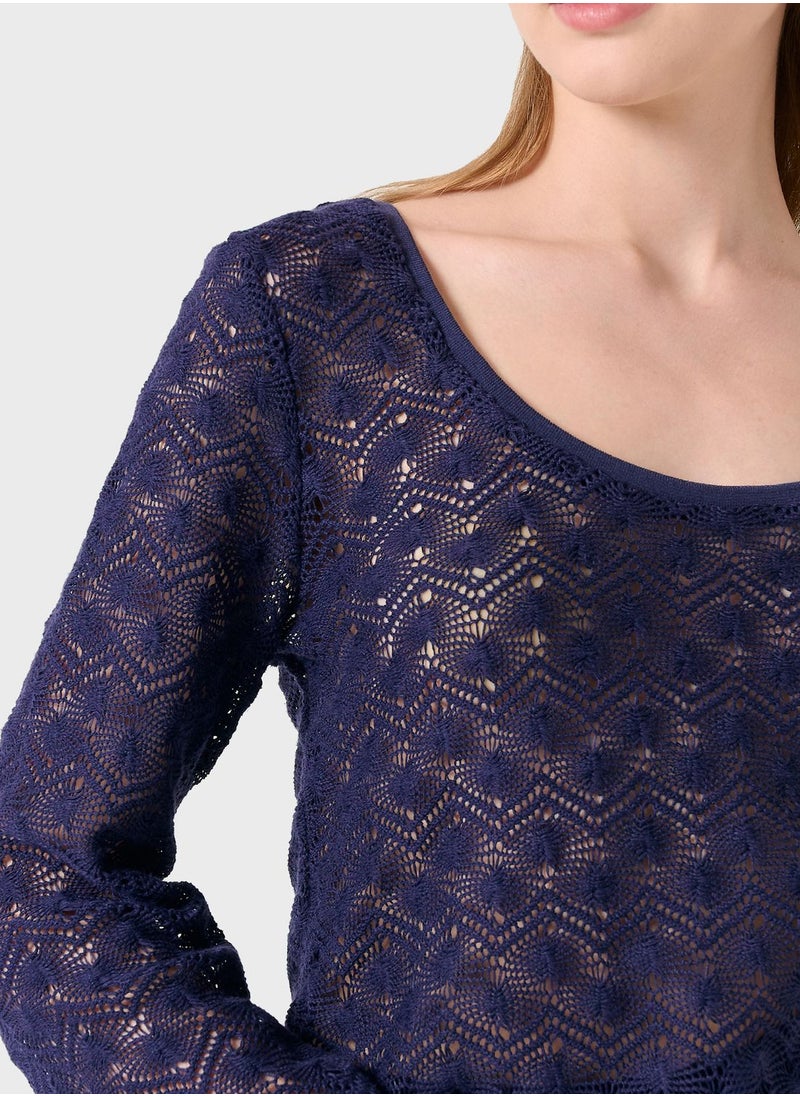 Jimmy Key Scoop Neck Top  - Image 3