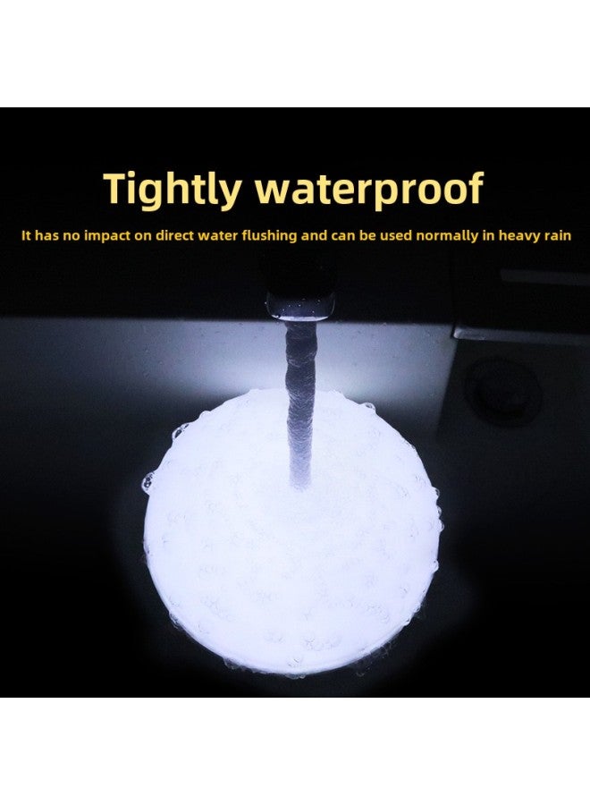 LED Super Power UFO Lamp Outdoor Camping Night Market Stall Home Emergency USB Super Bright Rechargeable Bulb Lamp-Color:Fifth Gear D140B White/yellow/warm Light (over 220W Incandescent Lamp) 9-40 Hours - Image 2