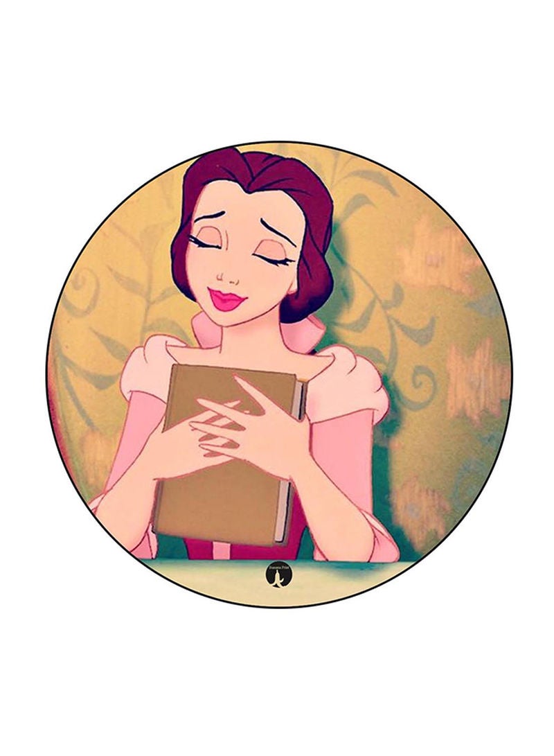 Disney Character Printed Mouse Pad Round  Multicolour