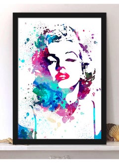 Wall Posters with Marilyn Monroe Colour Splatter Style Pop Art and Black Frame - Wall Arts Home Décor Photo Frames - 40x55cm by Spoil Your Wall - pzsku/Z5E1D3C8142B52D234F9CZ/45/_/1694846207/8e9d44cb-e535-4714-8041-c1928b9dd638