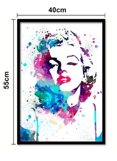 Wall Posters with Marilyn Monroe Colour Splatter Style Pop Art and Black Frame - Wall Arts Home Décor Photo Frames - 40x55cm by Spoil Your Wall - pzsku/Z5E1D3C8142B52D234F9CZ/45/_/1694846208/70f6baa4-bc59-4f36-8757-85610cb3f90c