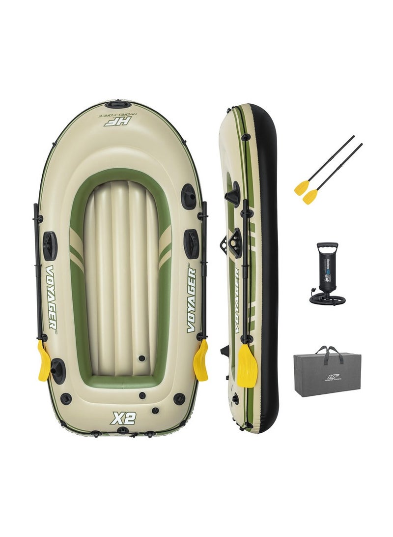 Bestway Hydro-Force 2.32m x 1.18m Voyager X2 Raft Set #65163 - Image 1