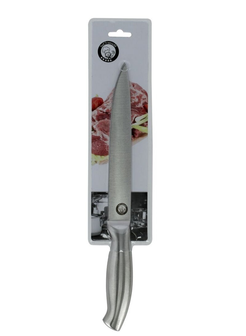 Master Chef Carving Knife Silver 8 Inch
