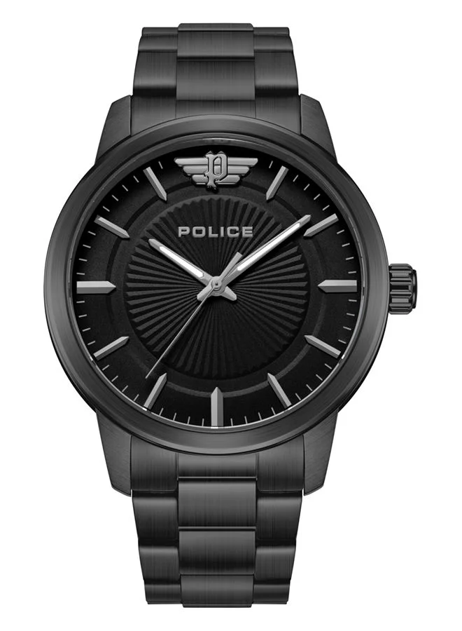 بوليس POLICE - Raho Watch For Men Black Dial With Black Bracelet - PEWJG2227406