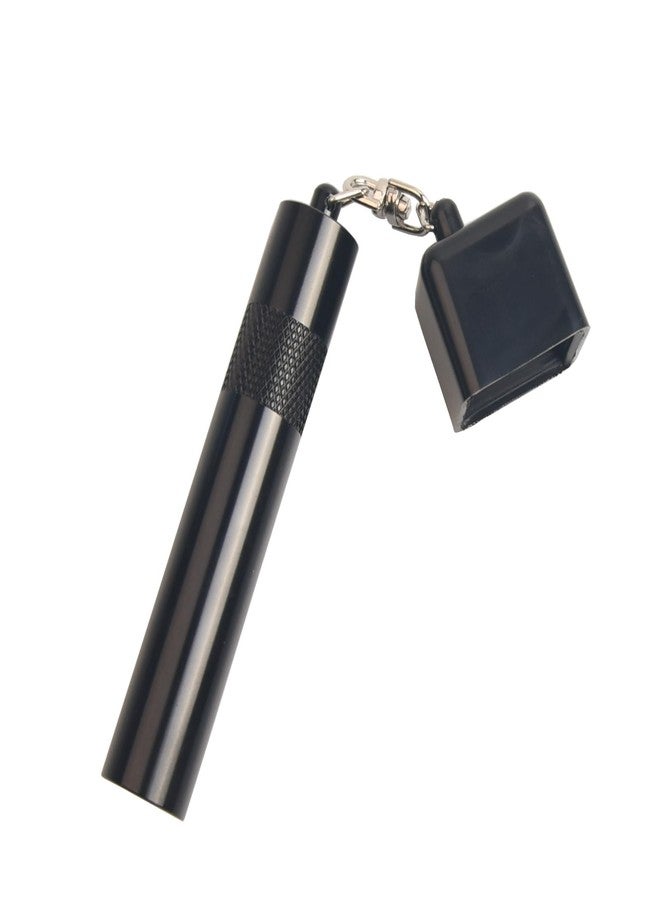 LAKE OF FIRE 3-in-1 Snooker/Pool Cue Tip Shaper with Repair Tool, Cue Tip Storage, and Billiard Chalk Holder(Black) - Image 1
