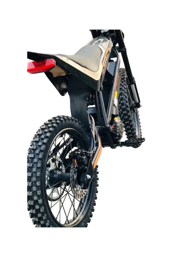 Kugoo Wish02 Pro Black Edition Electric Dirt Bike 2500W Powerful Motor, 70KM/H Max Speed 50,60KM Range Heavy Duty Frame Off Road Tires, Black - Image 2