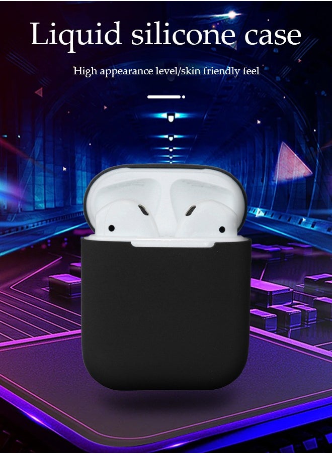 Generic Bluetooth Earphone Silicone Case Cover, Anti-Shock Protector With Portable Hook For Apple AirPods 1 and 2  - Image 3