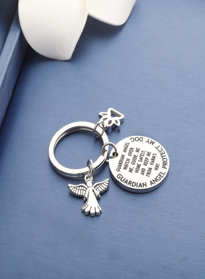 MYOSPARK Guardian Angel Protect My Dog Pet Protection Stainless Steel Pendant Collar Charm (Dog protection tag) - Image 4