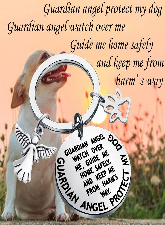 MYOSPARK Guardian Angel Protect My Dog Pet Protection Stainless Steel Pendant Collar Charm (Dog protection tag) - Image 5