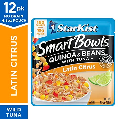 StarKist Smart Bowls Latin Citrus, 4.5 oz Pouch (Pack of 12) – Features Quinoa & Beans with Wild Caught Tuna - Image 2