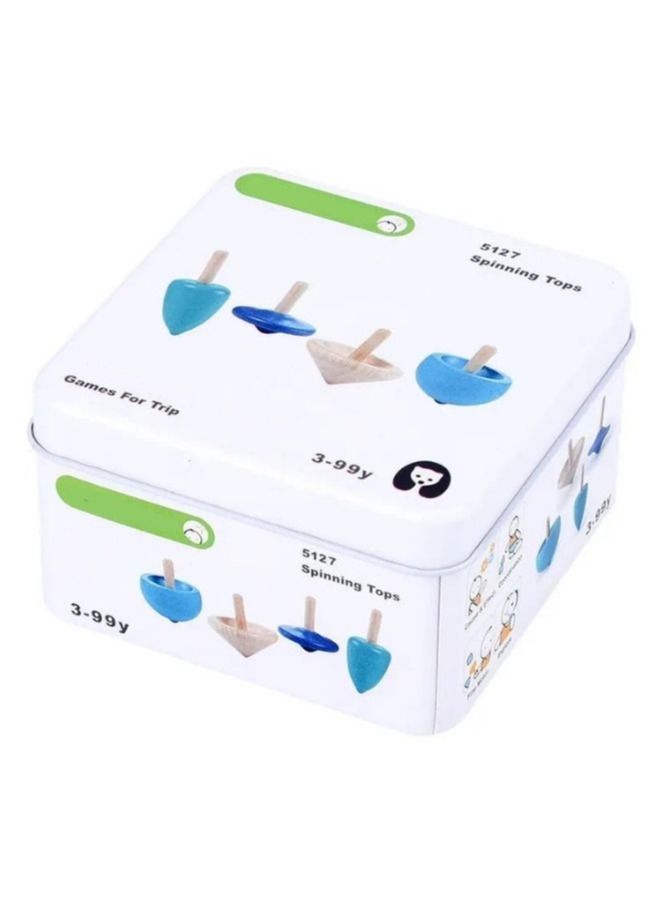 لعبة ألغاز تدريب الذكاء الخشبية في علبة معدنية ألعاب عد للأطفال الرياضيات ألعاب دي آي واي، دواليب دوران - Image 1