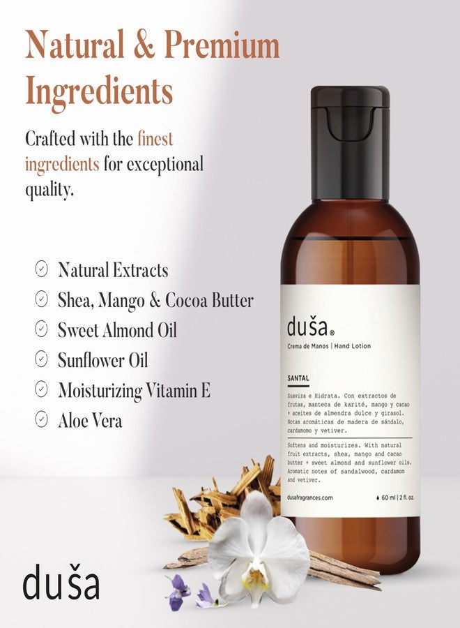 DUSA Premium Hand Cream for Women Santal - 2 oz Natural Moisturizing Hand Cream Women Love - Thick, Nourishing Vegan Hand Cream for Soft, Smooth Skin - Best Korean Organic Hand Creme with SPF - Image 2