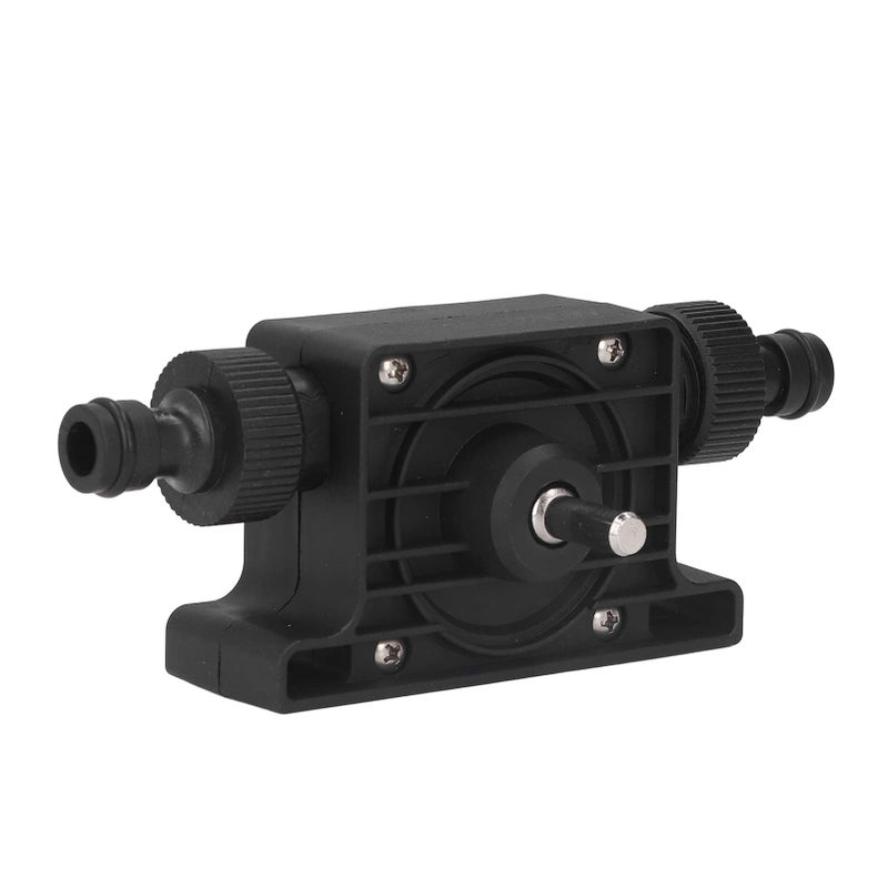 Hand Electric Drill Pump Portable Water Transfer Tool for Tanks Aquariums Pools Black Plastic 106x37x64mm - Image 5