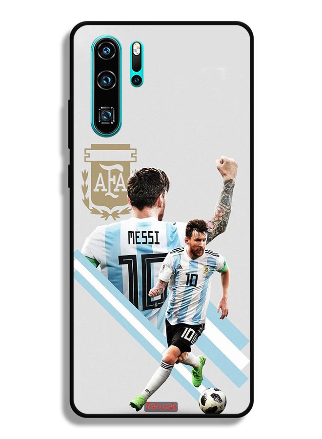 Tolwak Huawei P30 Pro Protective Case Cover Leo Messi Art - Image 2