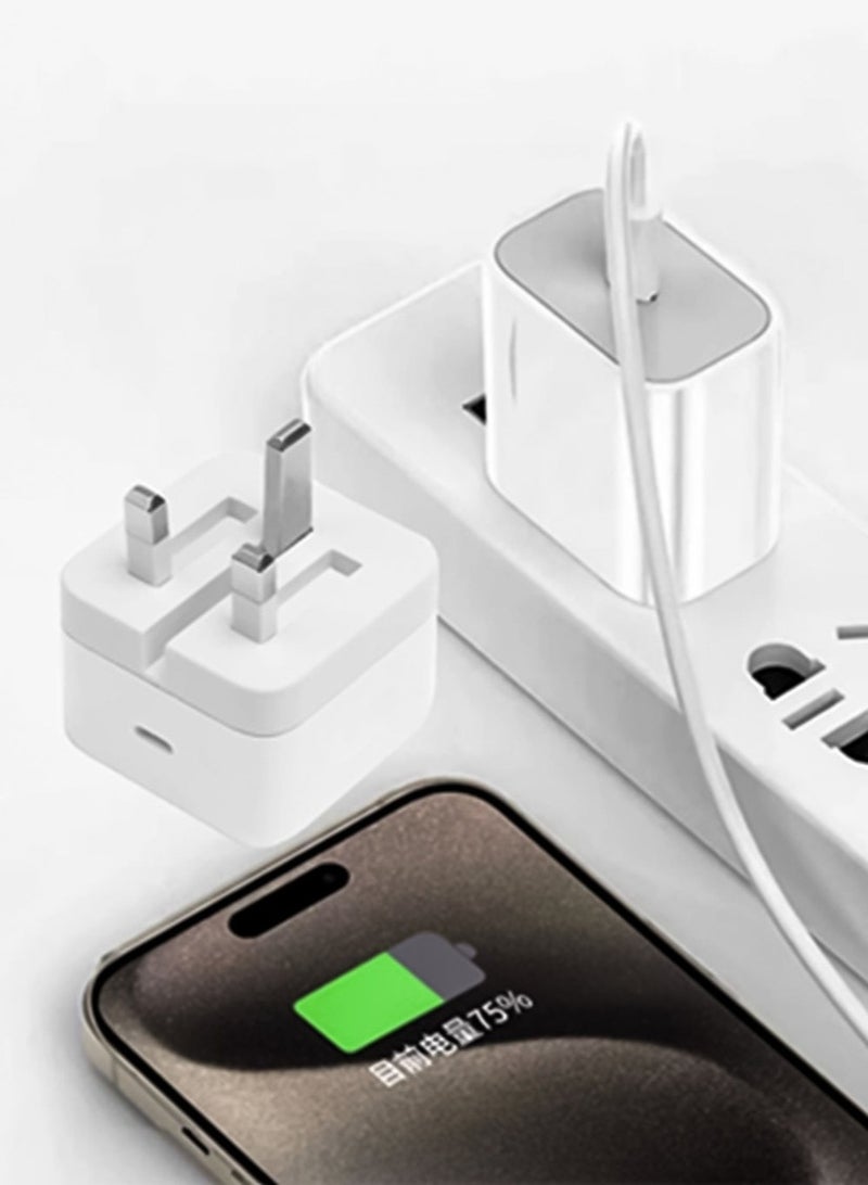 Phone Charger 20W Fast Charging Head + Data Cable Set - Image 4