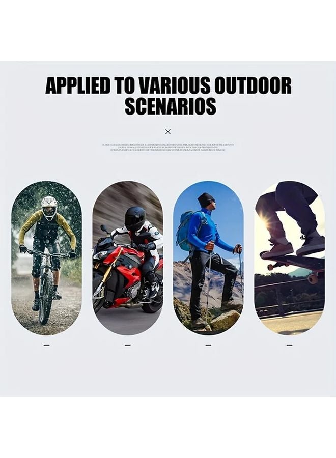 Grey Winter Touchscreen Gloves Windproof Warm Riding Motorcycle Outdoor - Image 5
