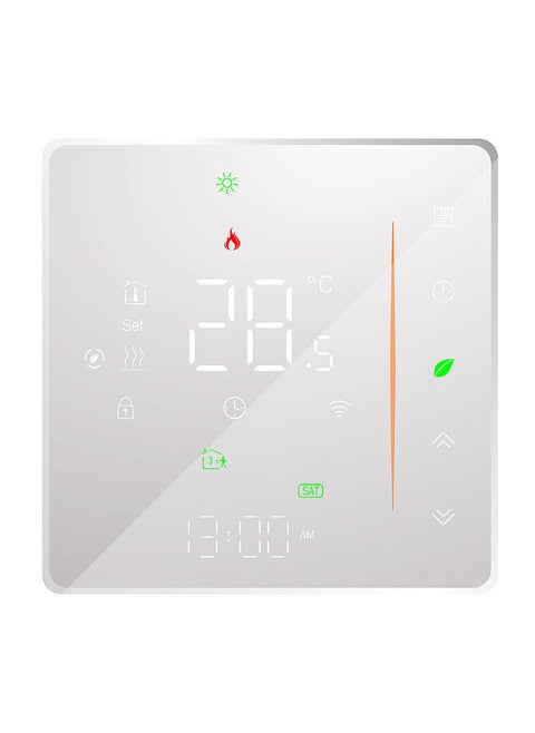 WiFi Smart Thermostat Temperature Controller Weekly Programmable Supports Touch Control/ Mobile APP/ Voice Control Compatible with Alexa/ Home
