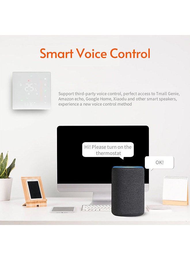 Aoresac WiFi Smart Thermostat Temperature Controller Weekly Programmable Supports Touch Control/ Mobile APP/ Voice Control Compatible with Alexa/ Home  - Image 3