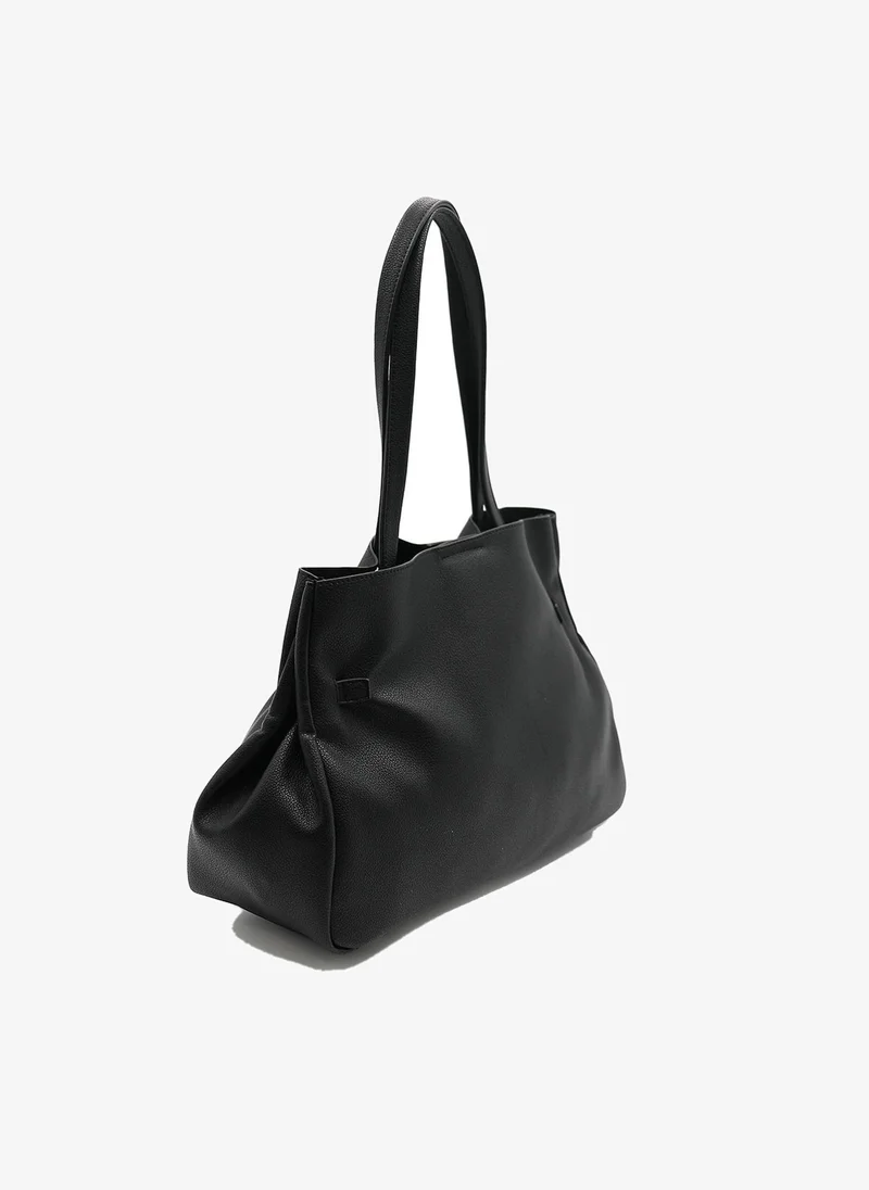 Marina Galanti Marina Galanti Women's Bessude Leather-Effect Shopper Bag - Black