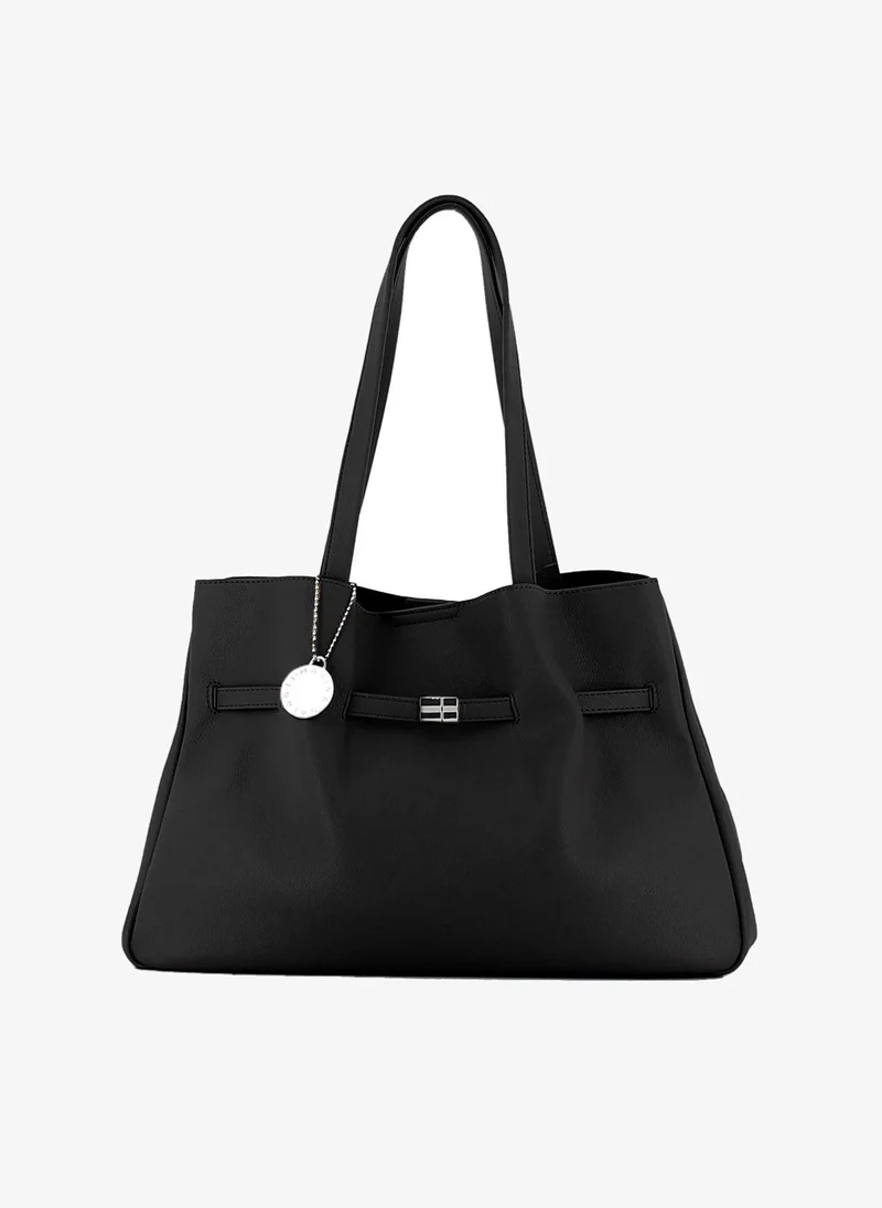 Marina Galanti Marina Galanti Women's Bessude Leather-Effect Shopper Bag - Black