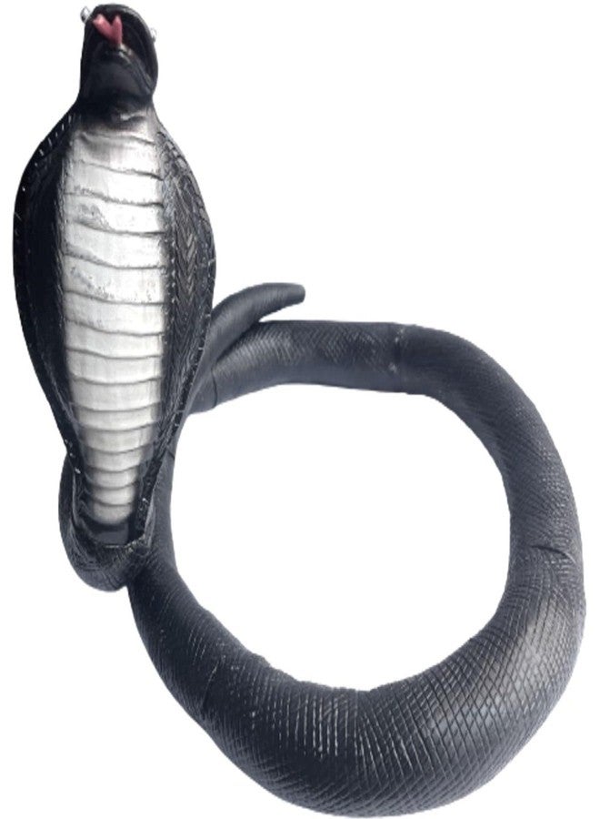 Munmoll Toys and Gifts Rubber Fun Snakes Cobra Prank Realistic Toy for Kids 140 CM - Image 1