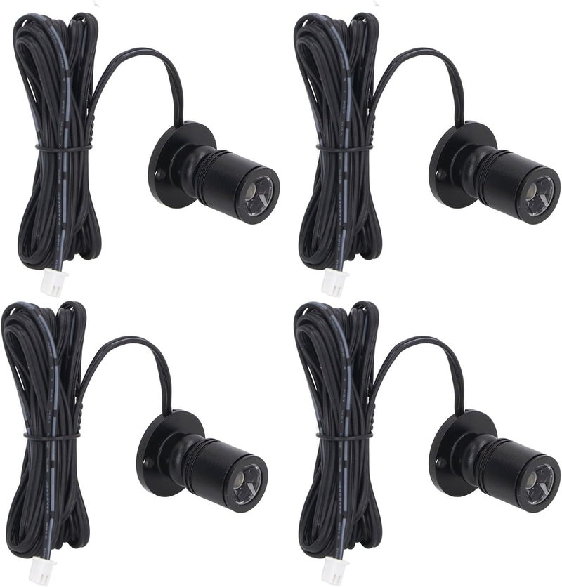 Led Spot Lights, Spotlights 5V with 2m Cable Length for Display Cabinets, Jewelry Cabinets, Cupboards, Entrance Ways, Tables, Shelves (Warm Light #12) - Image 1