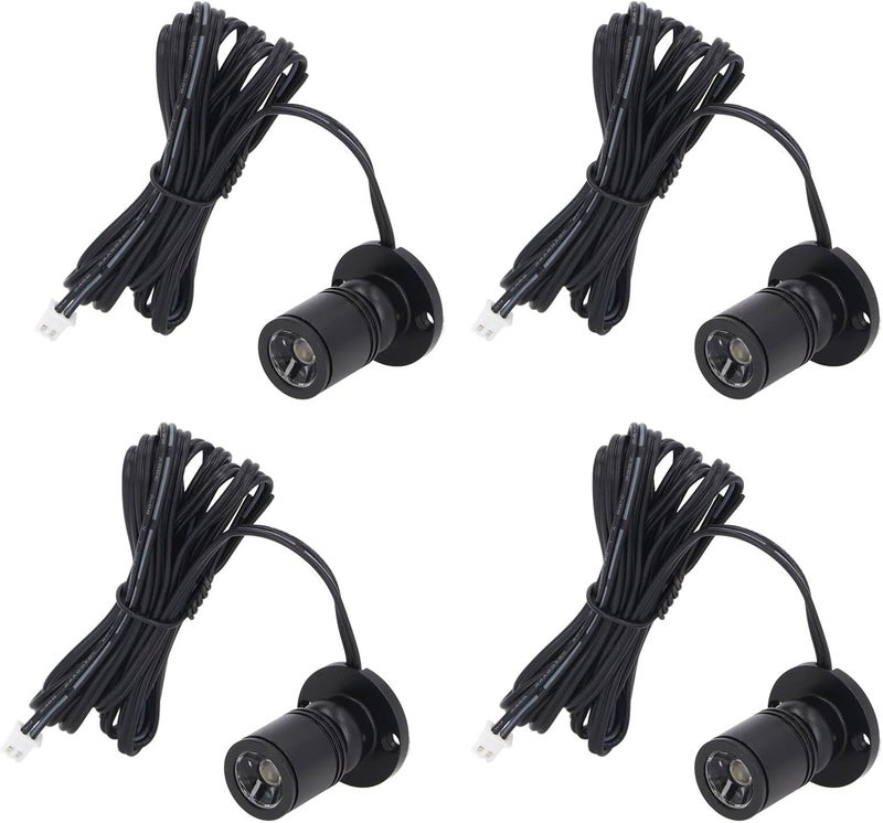 Led Spot Lights, Spotlights 5V with 2m Cable Length for Display Cabinets, Jewelry Cabinets, Cupboards, Entrance Ways, Tables, Shelves (Warm Light #12) - Image 3