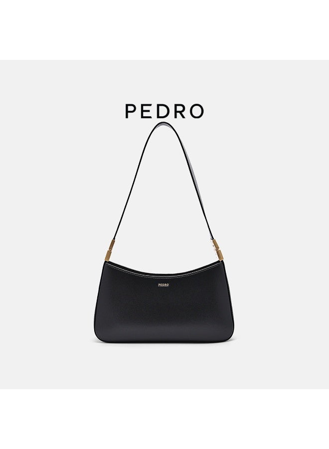 Jatte Leather Crossbody Pouch - Black