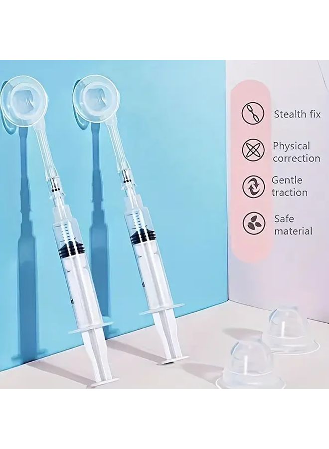 Transparent Inverted Nipple Corrector Nursing Aid Safe Plastic Easy To Use - Image 2