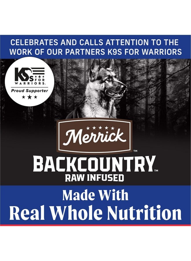 Merrick Backcountry Grain Free Dry Adult Dog Food, Kibble With Freeze Dried Raw Pieces, Hero’s Banquet Recipe - 4.0 lb. Bag - Image 3
