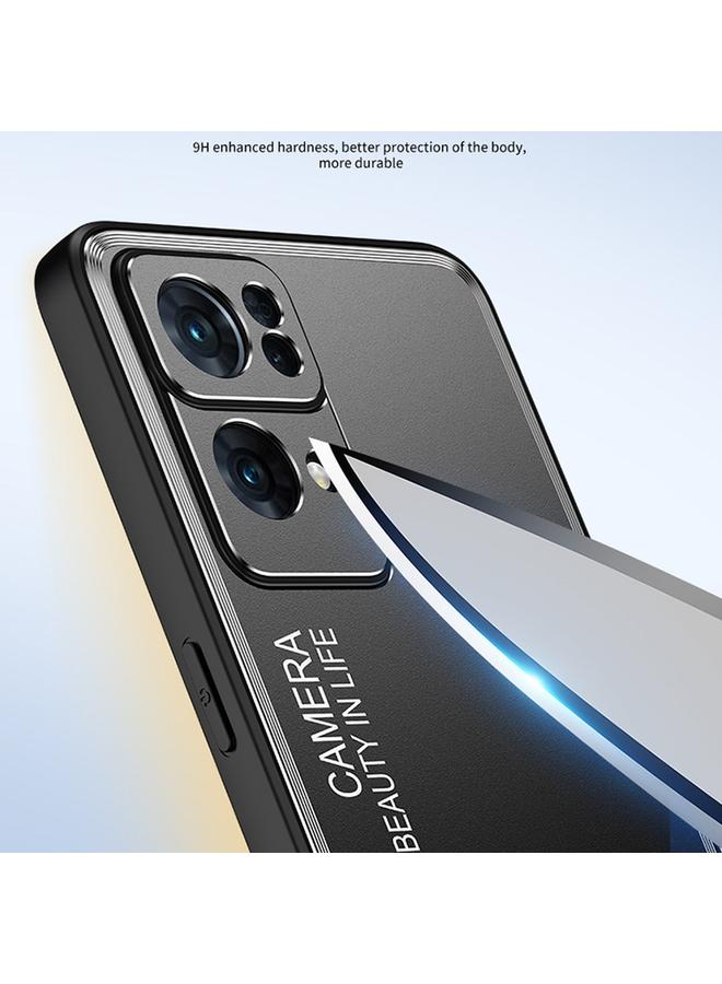 اس-توب جراب لهاتف OPPO Reno7 Pro مصنوع من المعدن المصقول - Image 4