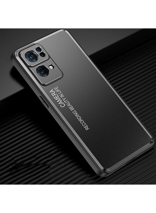 اس-توب جراب لهاتف OPPO Reno7 Pro مصنوع من المعدن المصقول - Image 1