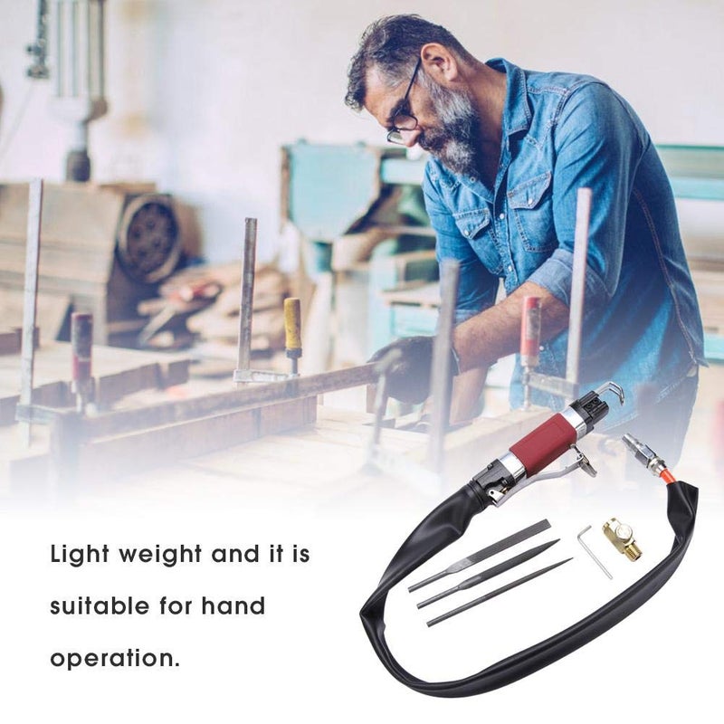 Hongzer Air Body Saw File, Reciprocating Power Saws Pneumatic Grinding Tool Reciprocating Machine 3400rpm 1/4 Inch, Air Body Reciprocating Saw File, Grinding Buffing Polishing Sanding Tools - Image 3
