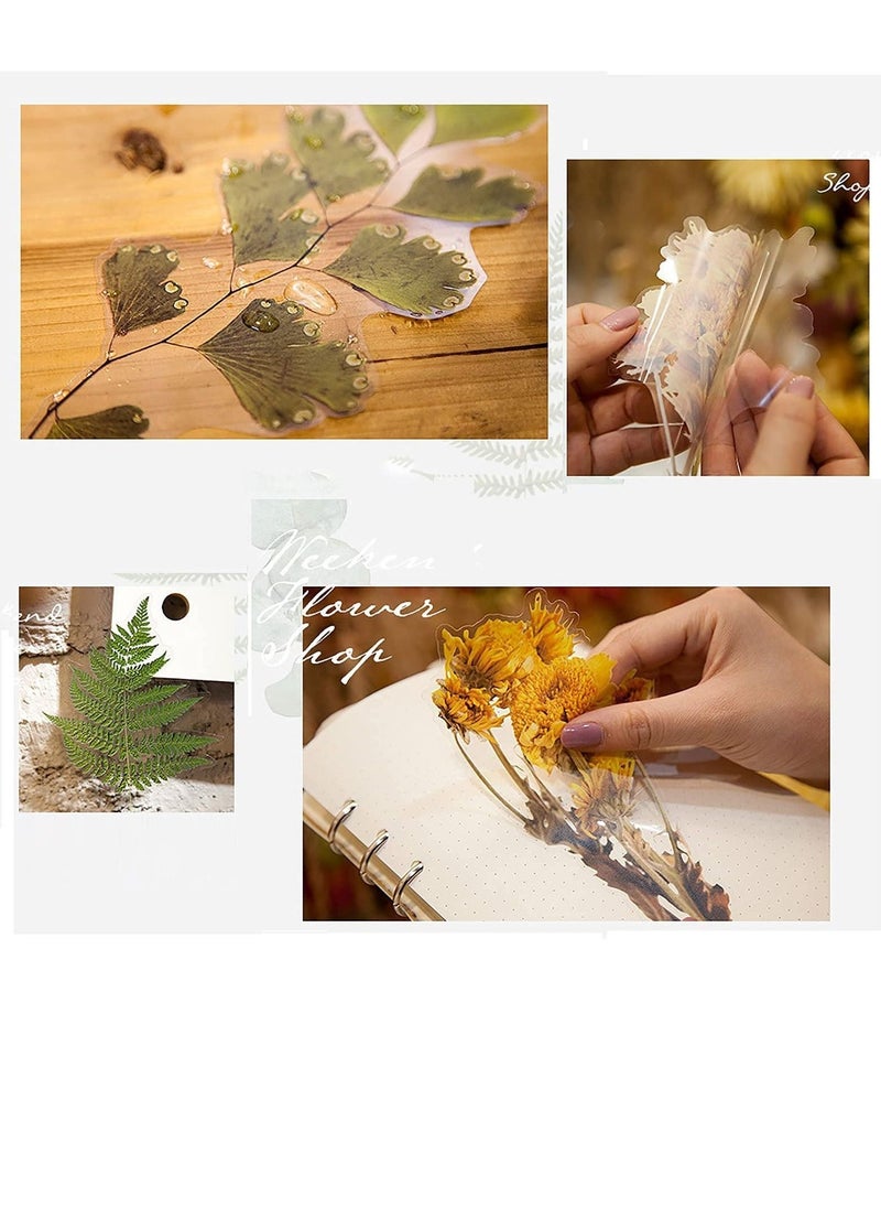 KASTWAVE Waterproof Plants Stickers Set, 48 Pcs Vintage Plants Flowers Collection Natural Sticker for Decoration Planners Scrapbook Laptops - Image 4