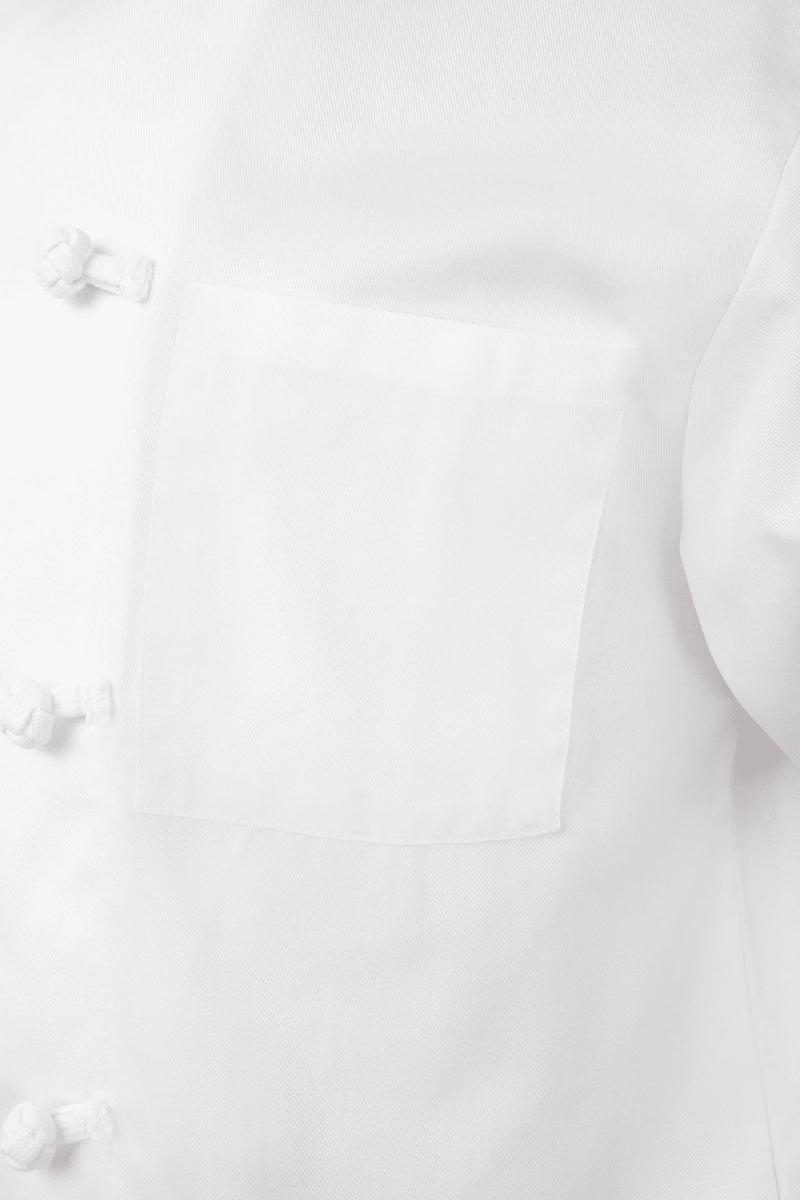 Chef Works معطف شيف ووركس للرجال بوردو، أبيض، كبير - Image 4