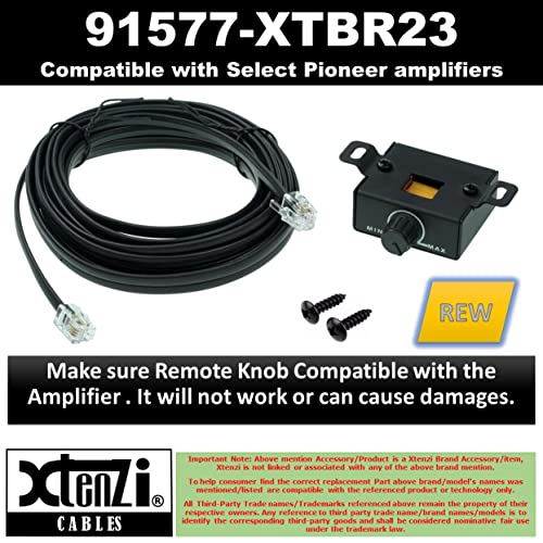 Xtenzi Bass Volume Knob Control Bass Remote XTBR23 Compatible with Select Pioneer Amplifier - Image 2