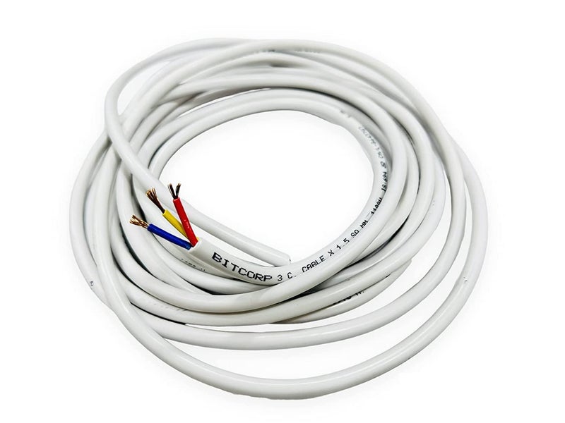 Bitcorp Multi Socket Extension Board Mcb 2 Way Plug and 2 Mcb 16A 20A 25A 6000W 2 Meter Long Length Cable Cord Compatible with Ac Fridge Washing Machine Microwave and Heavy Appliances White - Image 3