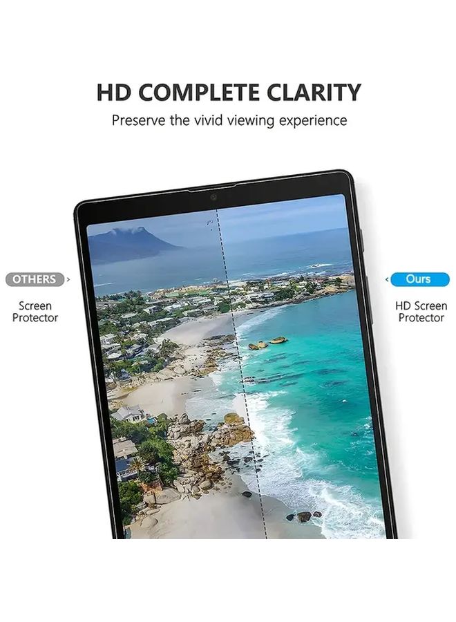 2 Pack Screen Protector For Samsung Galaxy Tab A7 Lite 8.7 T220 T225 Tempered Glass Anti Bubble Full Coverage - Image 5