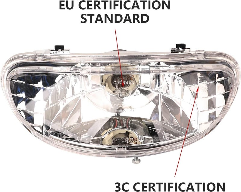 Minho Motorcycle Headlight Lamp Assembly for TaoTao 50cc Scooter - Image 3
