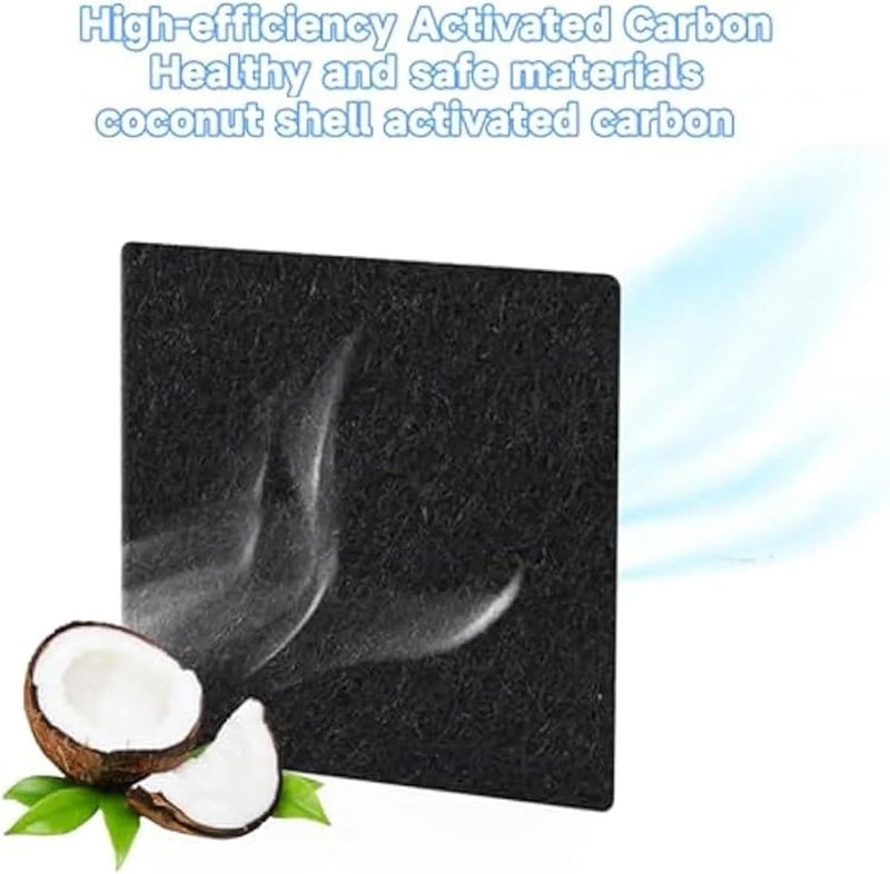 Compost Bin Filters Replacements Trash Can Odor Absorbing Filter Refills for Garbage Cans Activated Charcoal Deodorizer(36pcs) - Image 4