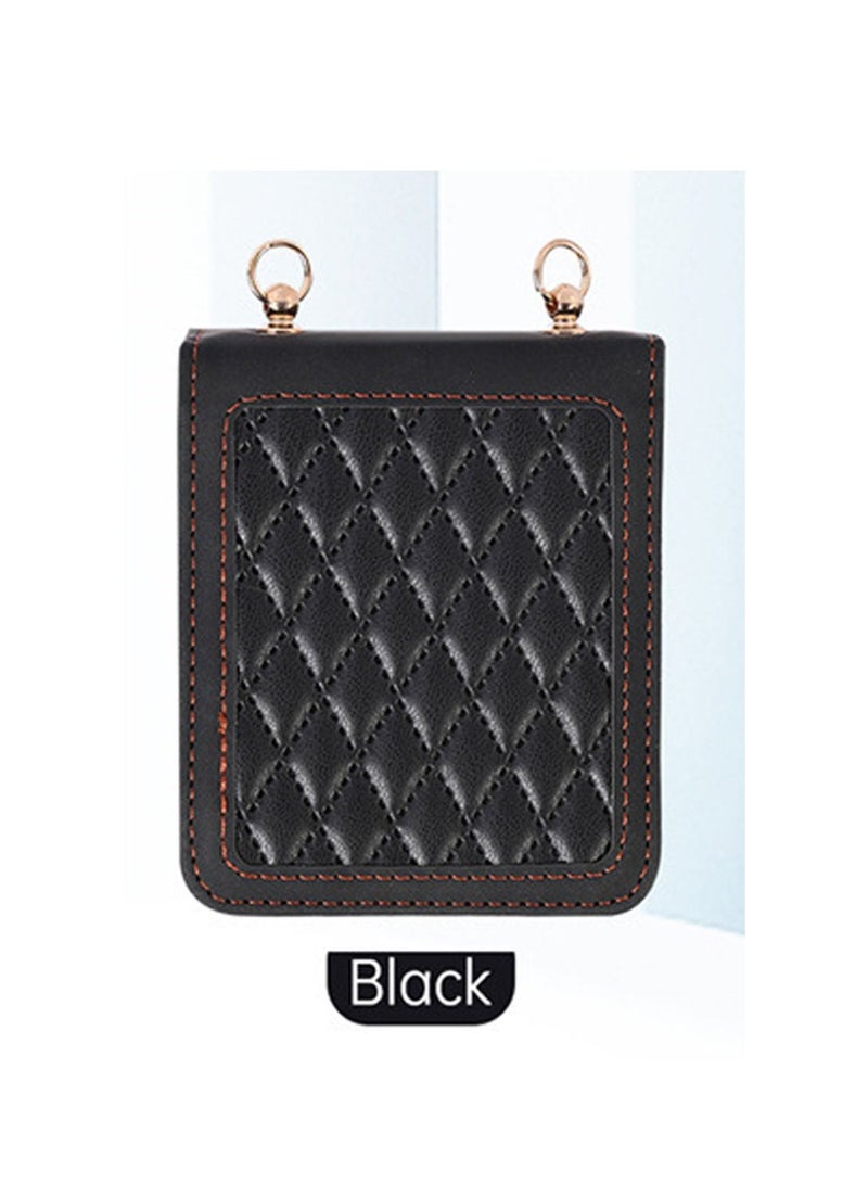 Samsung Galaxy Z Flip 5 5G Phone Case Cover Luxury Shockproof PU Leather Protective Anti-drop anti-scratch Anti-lose Fashion Crossbody Gift for Women Ladies - Image 5