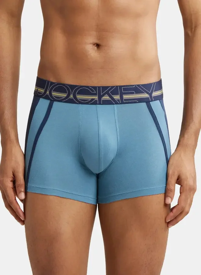 JOCKEY Jockey US21 Men's Super Combed Cotton Elastane Stretch Solid Trunk with Ultrasoft Waistband