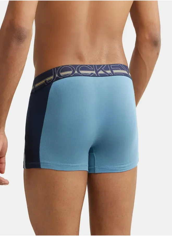 JOCKEY Jockey US21 Men's Super Combed Cotton Elastane Stretch Solid Trunk with Ultrasoft Waistband