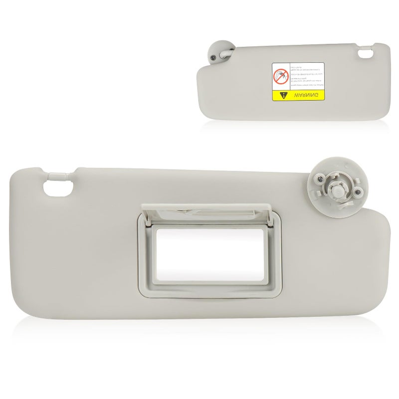 Sun Visor for 20122019 Chevy Sonic 20132016 Spark Right Passenger Side Sunvisor Beige Grey Sunvisor Replace P95327509 P95327507