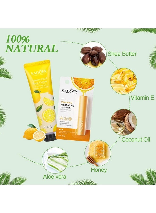 SUPERSUN Lip Balm And Hand Cream Gift Set For Women,6 Natural Lip Balm Bulk + 6 Organza Bags + 6 Hand Lotion For Women, Christmas Gifts Stocking Stuffers Teacher Appreciation Mothers Day Gifts Thank You Gifts - Image 2