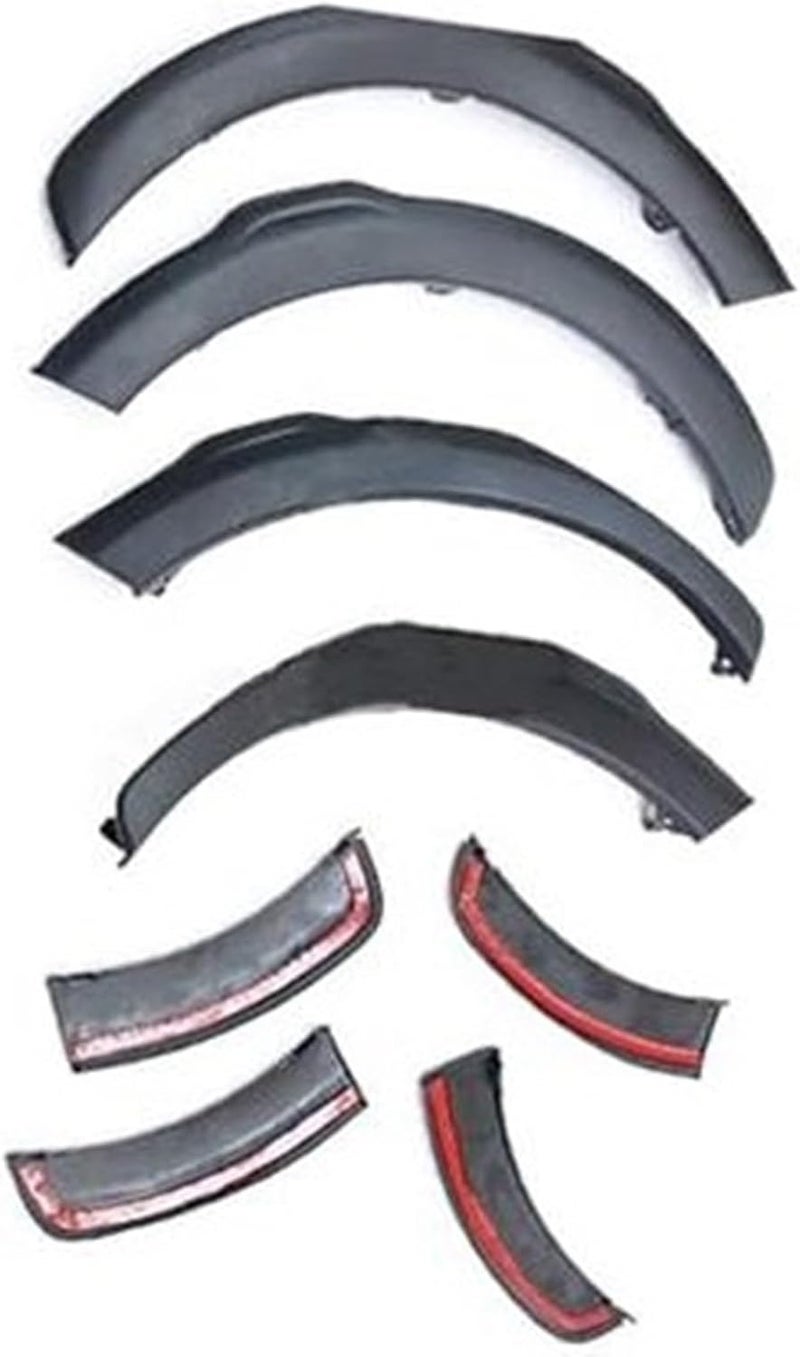 Wivplex Black Fender Flare Wheel Arch Covers for Toyota Yaris 2018 - Image 1