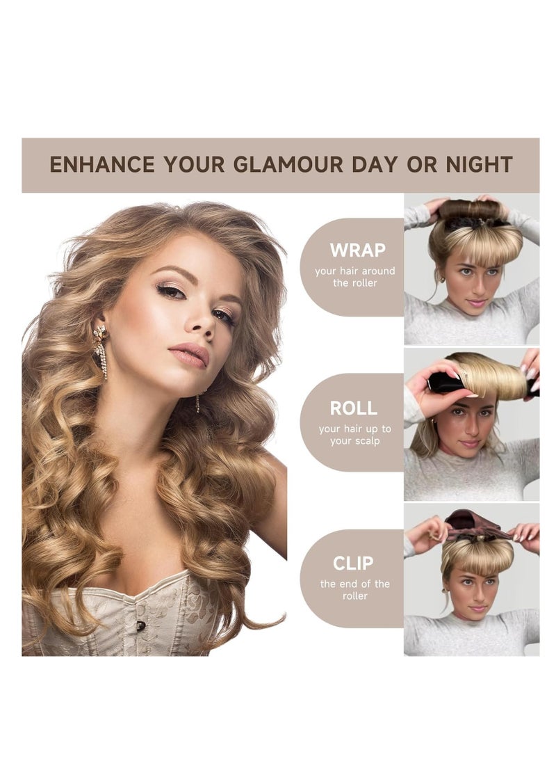 بريميفي 6 قطع من أدوات تجعيد الشعر بدون حرارة - أدوات تجعيد الشعر بدون حرارة مغطاة بالساتان للشعر الطويل - Image 5