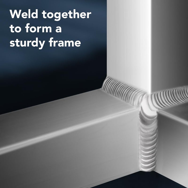 80/20 8020, 8223, 2" x 2" x 0.188" Structural Angle Aluminum Stock Profile, Wall Thickness 3/16", 90 Degree Angled DIY Industrial 2 Inch x 2 Inch Metal Profile (72" Long) - Image 4