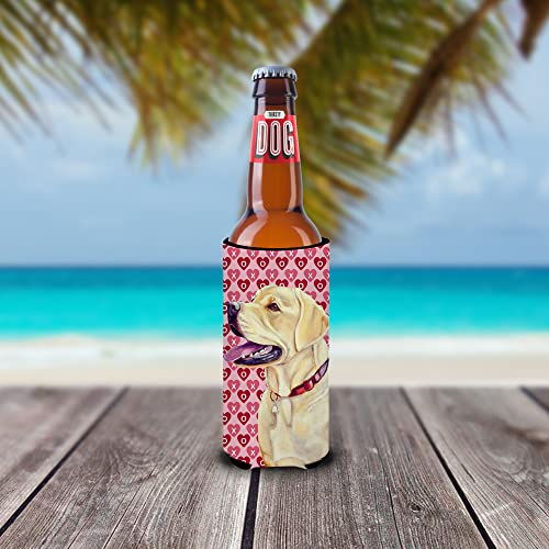Caroline's Treasures Labrador Hearts Love and Valentine's Day Portrait Ultra Beverage Insulators for slim cans LH9158MUK - Image 2